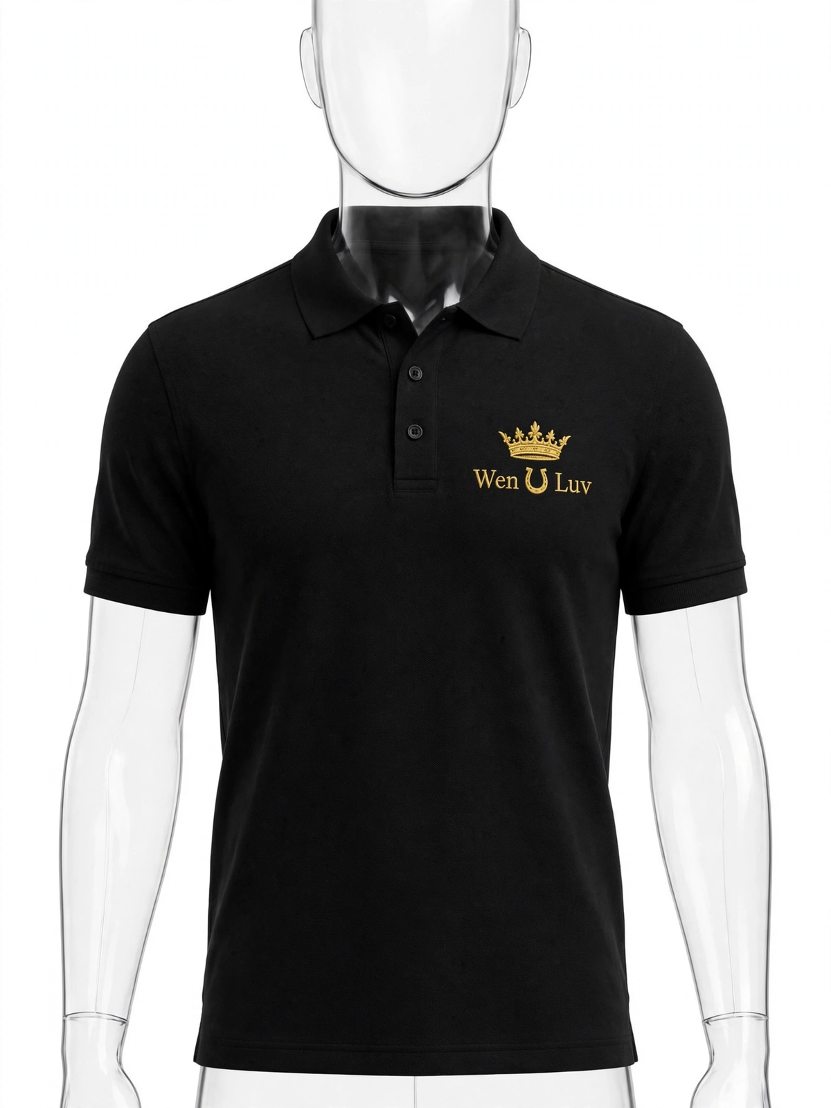 WEN U LUV Men's Polo - Crown