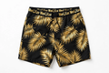 WEN U LUV Men's Swim Trunks - Gold Palm