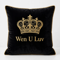 WEN U LUV Pillow - Velvet Crown