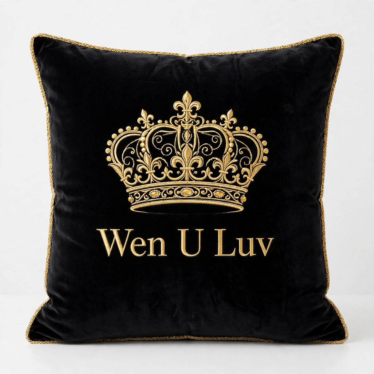 WEN U LUV Pillow - Velvet Crown