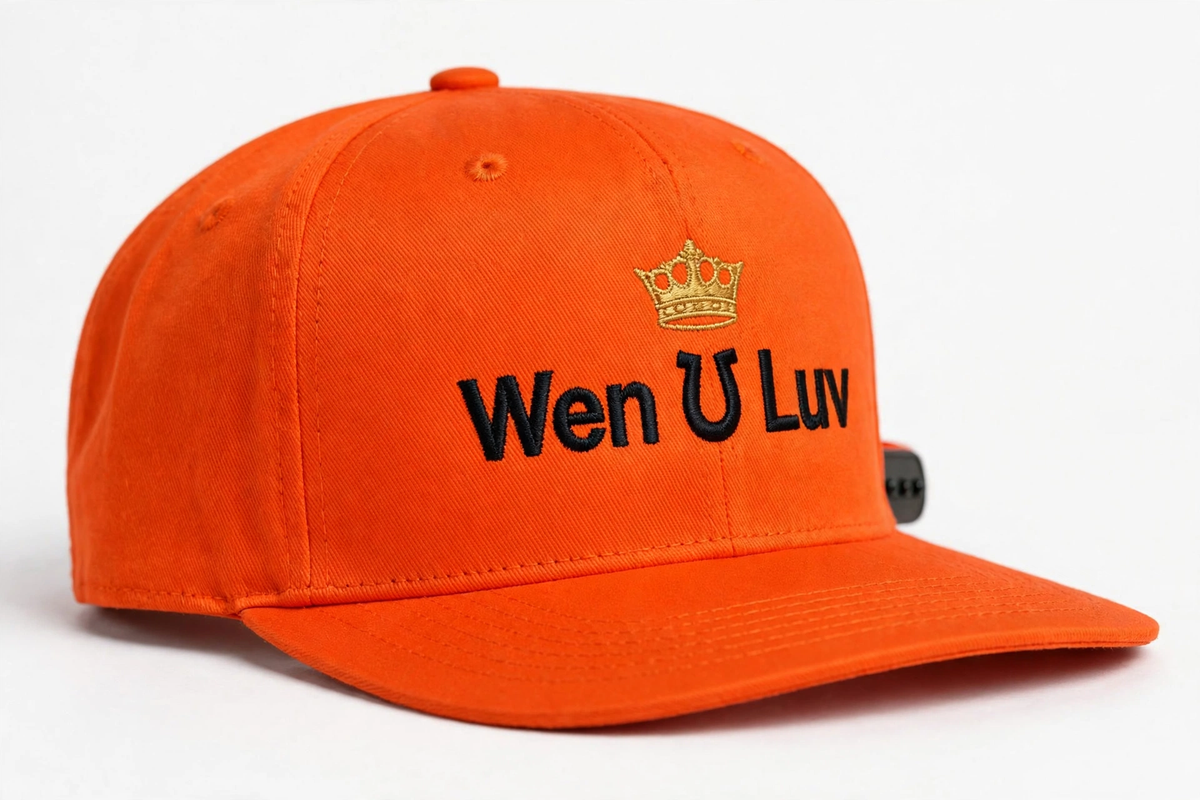 WEN U LUV Snapback - Loud Orange