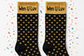 WEN U LUV Socks - Crown Pattern