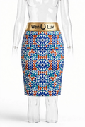 WEN U LUV Pencil Skirt - Morocco