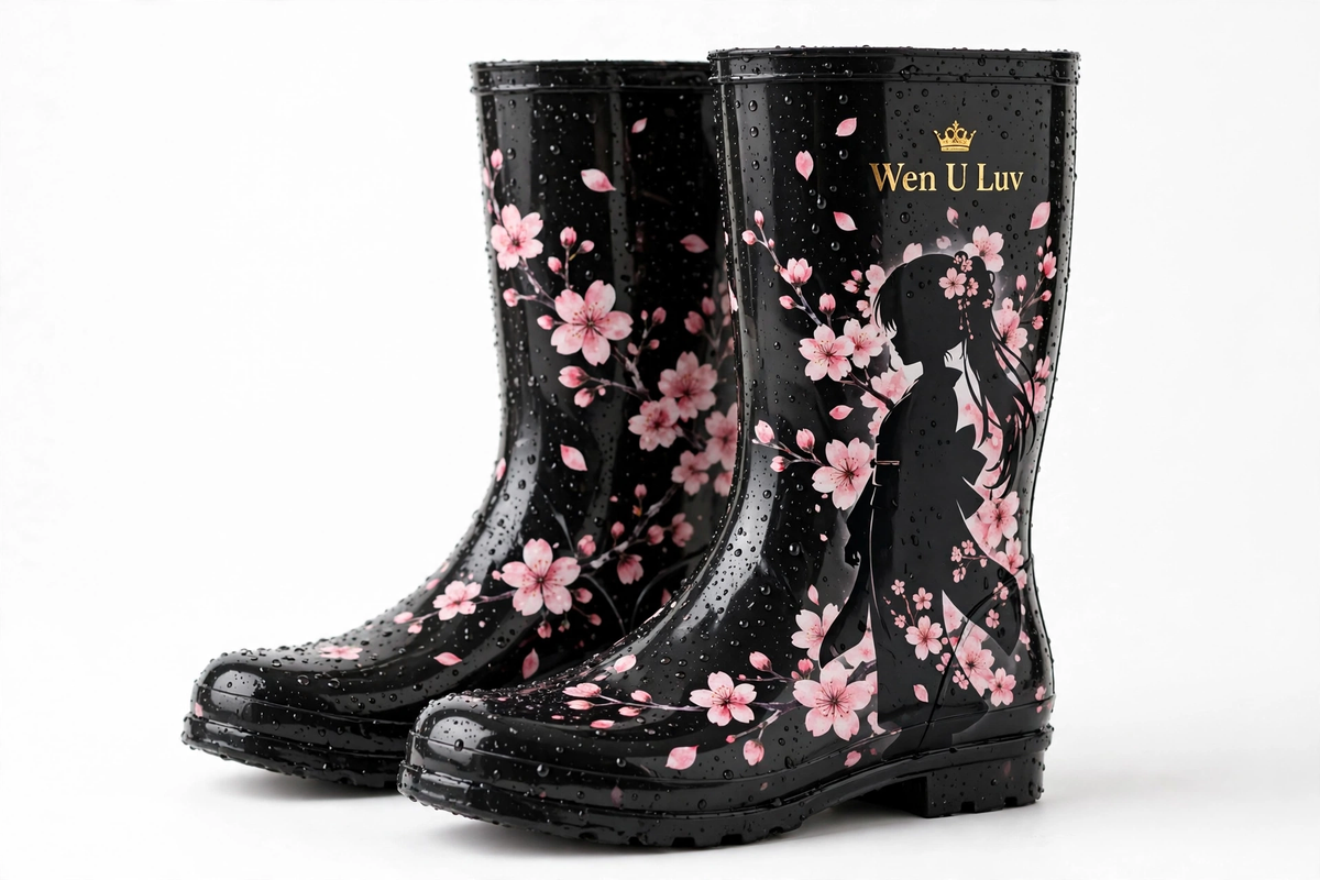 WEN U LUV Rain Boots - Sakura