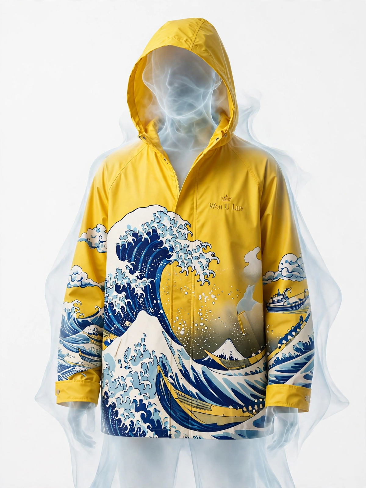 WEN U LUV Raincoat - Great Wave