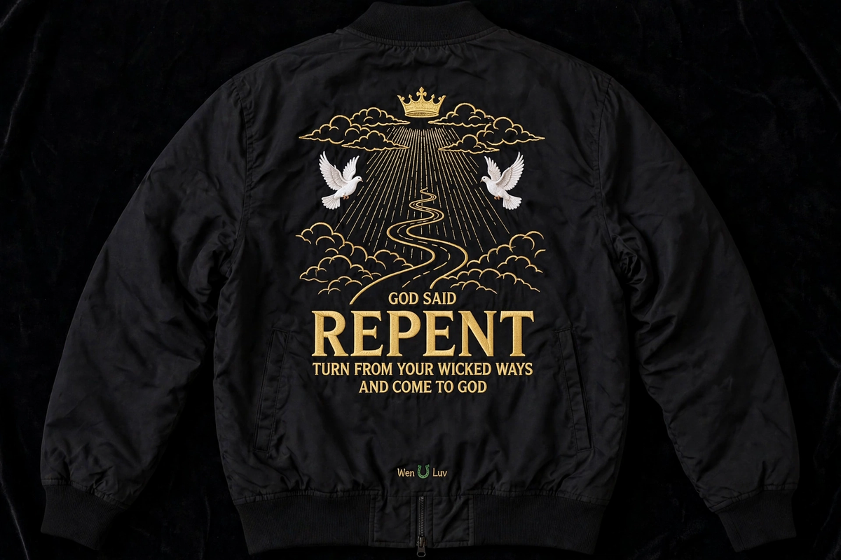 WEN U LUV REPENT Bomber Jacket - Men's