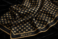 WEN U LUV Silk Scarf - Black + Gold
