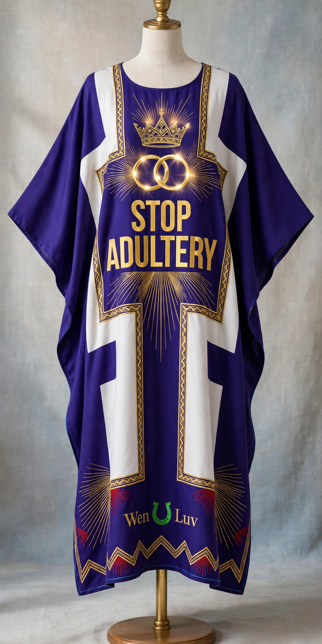 WEN U LUV STOP Dress - Stop Adultery (One Size)