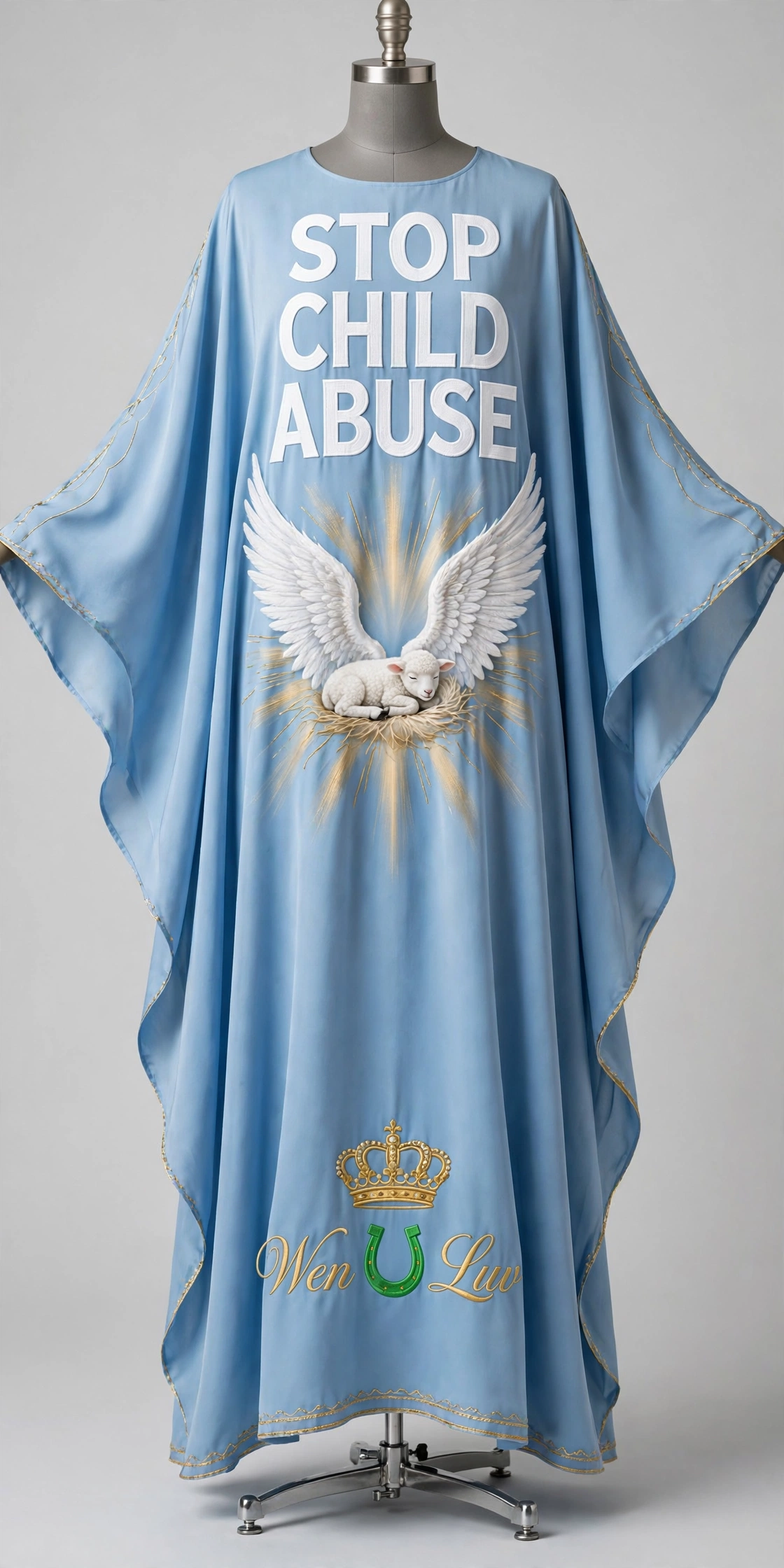 WEN U LUV STOP Dress - Stop Child Abuse (One Size)