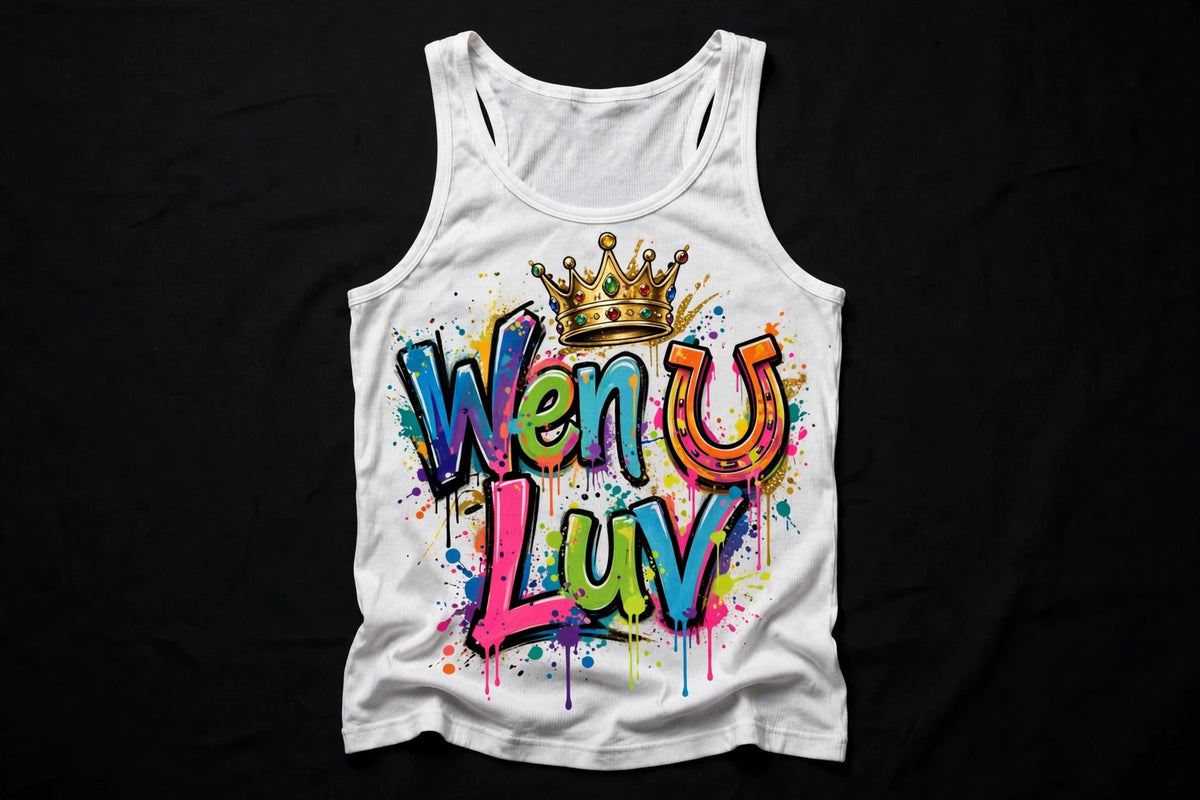 WEN U LUV Graffiti Tank