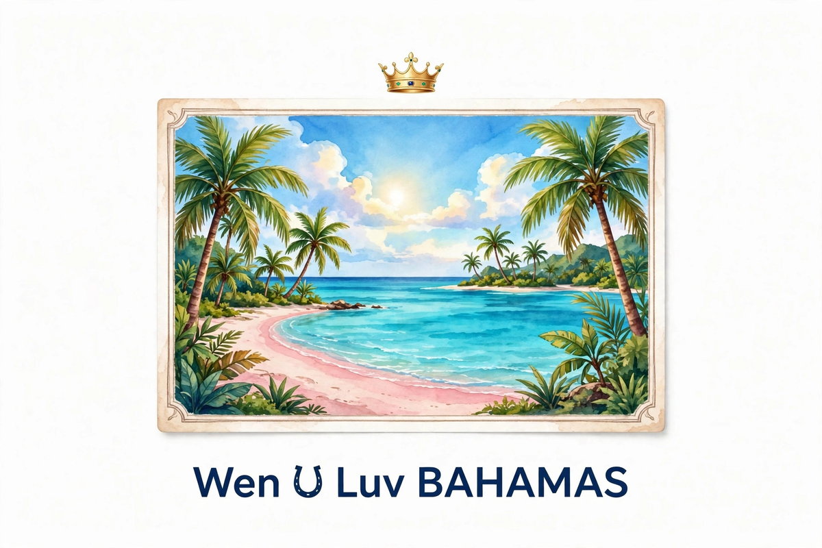 WEN U LUV World Tee - Bahamas