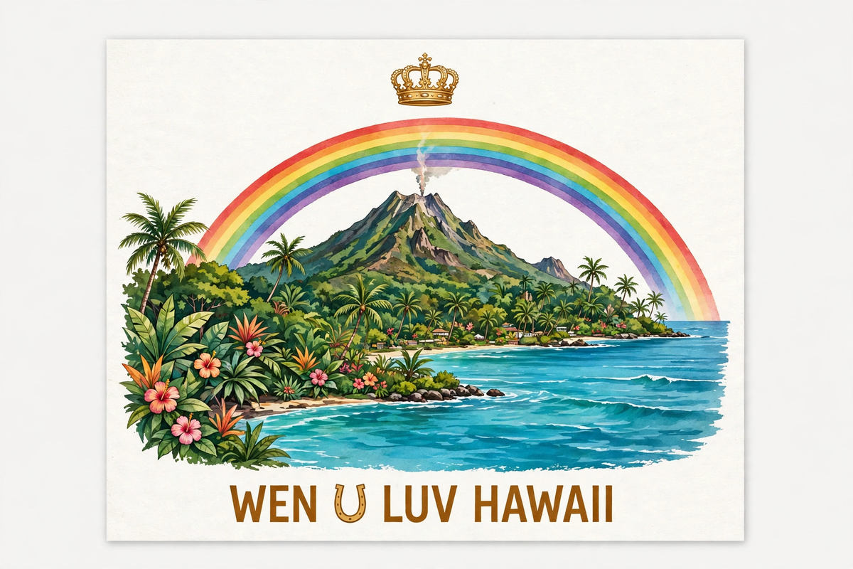 WEN U LUV World Tee - Hawaii