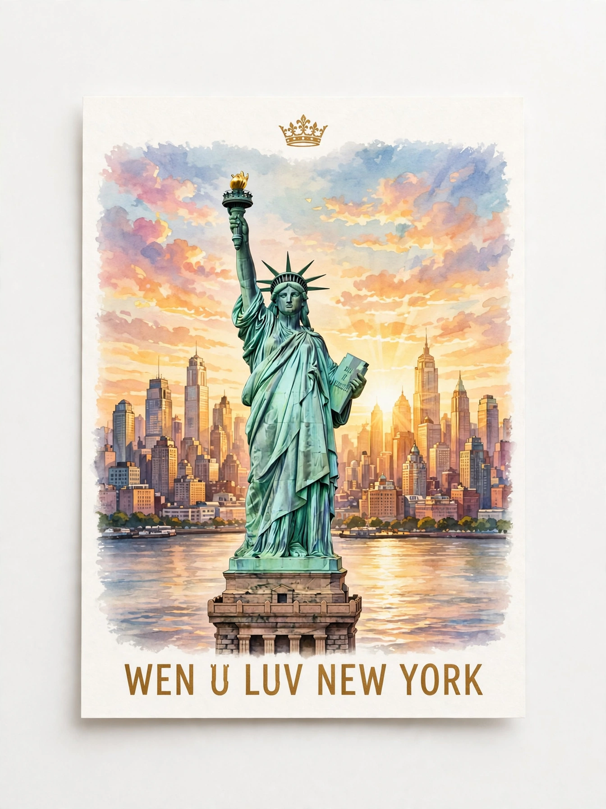 WEN U LUV World Tee - New York