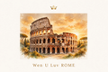 WEN U LUV World Tee - Rome